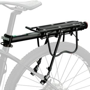 ROCKBROS Bike Cargo Rack - Rear Bike Luggage Rack, Quick Release, 165lbs Capacity