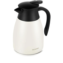 WYHVAND 34 Oz Thermal Coffee Carafe, Stainless Steel Insulated Vacuum coffee crafts to keep coffee hot, 1 Liter Tea Water Coffee and Beverage Dispenser (Cream)