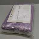 La Calypso Bedding 100% Cotton 600 Thread Count Duvet Set, 1 Piece Duvet Cover with Zipper Closure & Corner Ties and 2 Pillowcase, Comforter Cover Set (Full/Queen Size, Lavender)