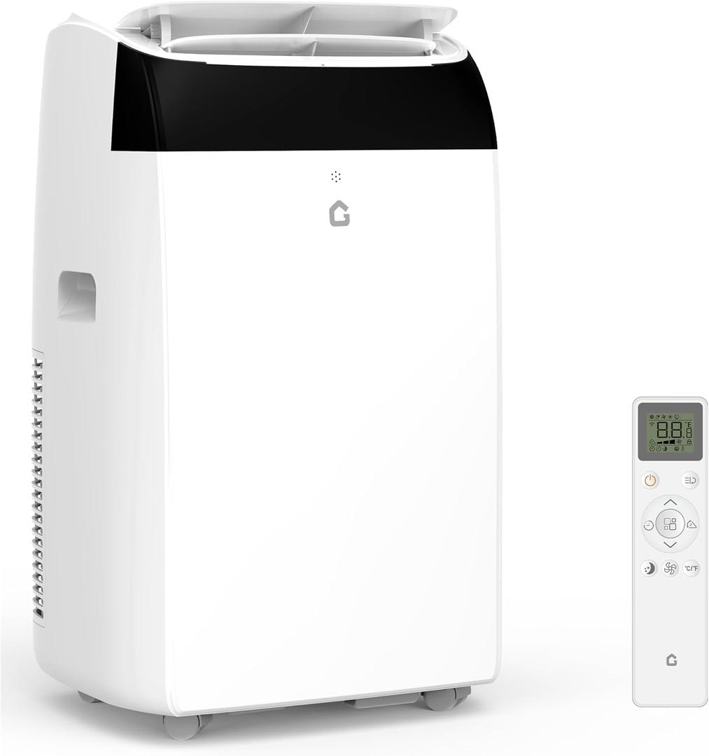 14,000 BTU Portable Air Conditioners - 3-IN-1 Standing AC Units Powerful Quiet Smart Air Conditioning Cools Within 750 Sq.Ft with Remote Control Dry/Fan Modes for Indoor Large Room Dorm