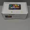 Wireless CarPlay Screen with 2K Dash Cam, 8.1" Portable Touchscreen Car Stereo with CarPlay & Android Auto, 1080P Backup Camera, Voice Control, Bluetooth, Mirror Link, GPS Navigation