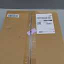 Cut-Out Design 16" Short Dog Gate for Small Dogs, Foldable Retractable Puppy Gate Indoor - Freestanding Lightweight Pet Barrier for Doorways, Stairs, Hallways (Extends to 35", White)