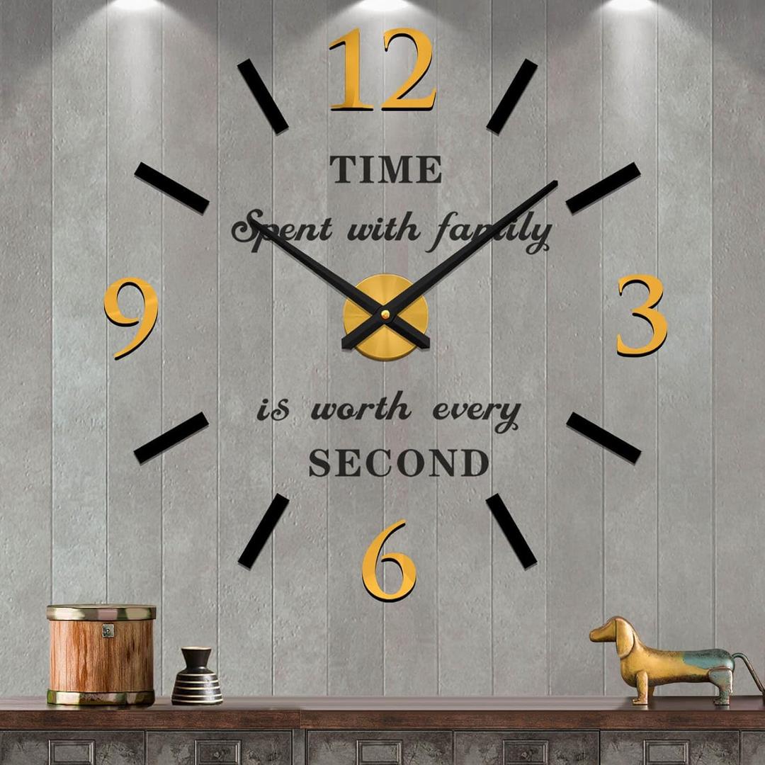 Wall Clock for Living Room Decor