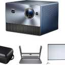 Hisense C1 Bundle, 120" Outdoor Screen, Carry Case, Gimbal Included, 4K UHD Triple Laser Portable Projector, Up to 300", Smart OS, Dolby Vision HDR, 110% BT.2020 Color Gamut