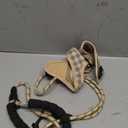 Dog Harness Step-in Breathable Puppy Cat Dog Vest Harnesses for Small Medium Dogs (S (Chest 11.5''-14'', Weight 8-11 lb), Beige Checkered)