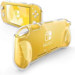 Mumba Case for Nintendo Switch Lite 2019, [Thunderbolt Series] Protective Clear Cover with TPU Grip (Clear)