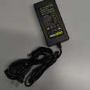 Lamomo 12V 5A Power Supply, LED Strip Adapter, 120V AC to DC Transformer with Output Jack for Neon Rope Light, Light Black (SADY)