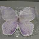 50 Pack Paper Butterfly Placemats Disposable Party Placemats Pink and Purple Butterfly Table Mats for Baby Shower Wedding Birthday Kitchen Dining Table Decoration