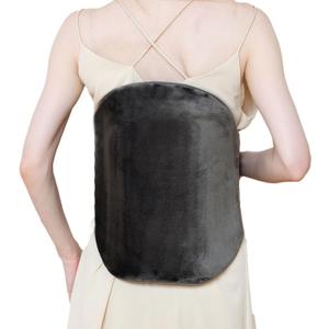 Heating Pad for Back, Myiosus Electric Heating Pads, 4 Heat Settings, 9-Foot Long Cord, Auto Shutoff, Dry and Wet Heat Therapy, Machine Washable, 15 * 24, Light Grey