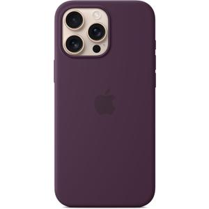 Apple iPhone 16 Pro Max Silicone Case with MagSafe and Camera Control: Lightweight Phone Case, Wireless Charging Compatible, Smooth Matte Finish; Plum