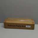 6 ft Arch Backdrop Stand, Wedding Arch Frame, Stable Metal Background Stand with Square Base Ground Nails, for Birthday Party Baby Shower Garland Decoration, Gold