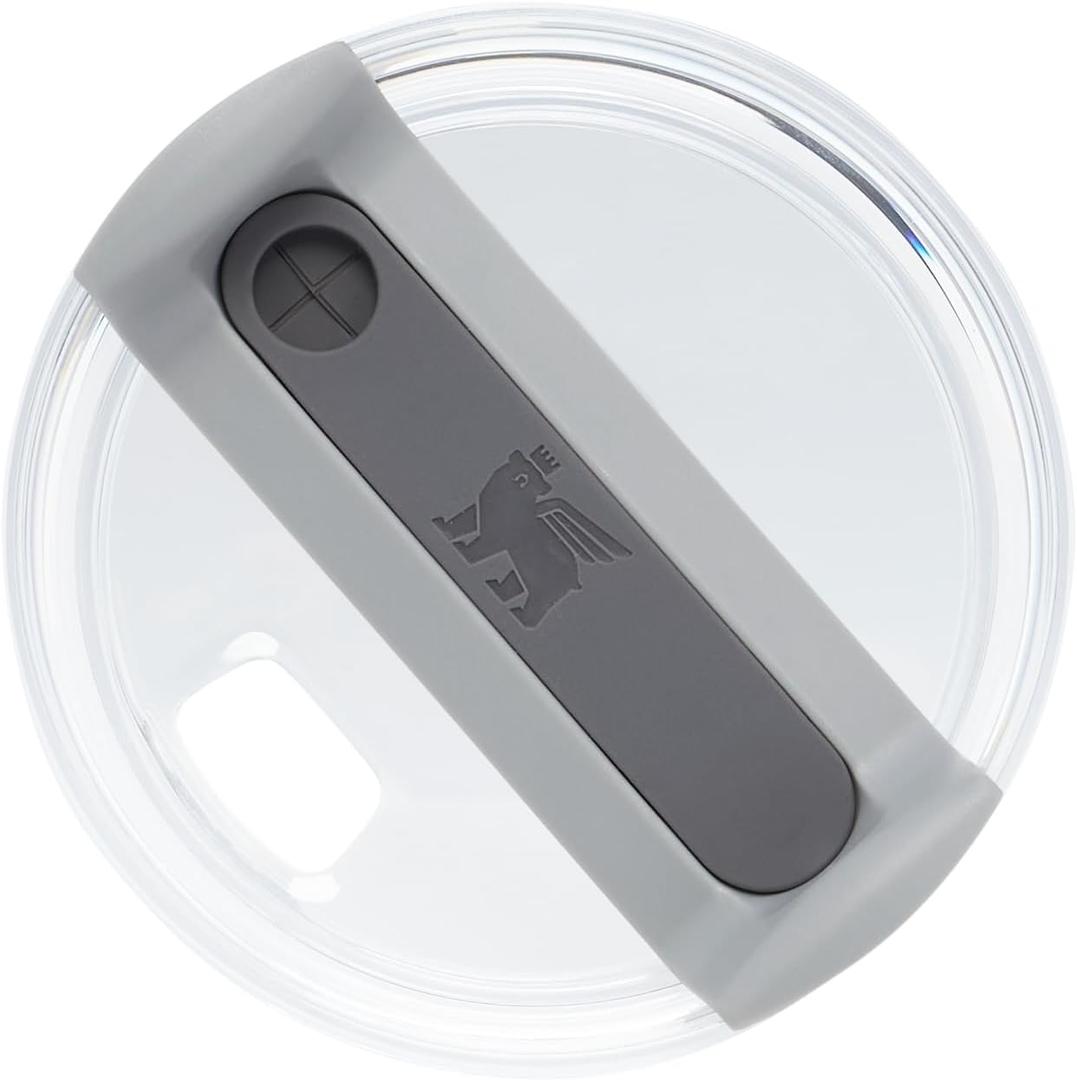 Stanley Quencher Tumbler Lid | Twist on Flowstate 3-Position Lid Replacement for Tumbler with Handle | Accessory fits Stainless Steel Drinking Cup | BPA-Free | Clear