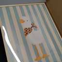 3 Piece Funny Nursery Framed Wall Art Silly Goose Picture Wall Decor