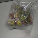 Glitter Mini Pumpkin Decor Indoor 22PCS Halloween Pumpkins for Fall Decorations for Home Fall Centerpieces for Tables Outdoor Harvest Thanksgiving Party/Acorns Autumn Fillers Decor (20 Pcs Green Yellow Orange Pinecones Set)