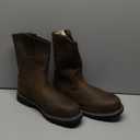 Wolverine Men's Floorhand Waterproof 10" Steel Toe Work Boot, Dark Brown, 11.5 W US