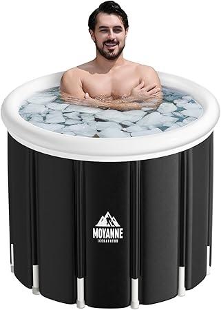 MOYANNE Open Box Ice Bath Tub,155 Gallons Inflatable Cold Plunge Tub For Athletes' Recovery