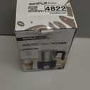 SIMPLETASTE Milk Frother, 4 in 1 Electric Milk Steamer, 16.91oz/500ml Automatic Warm and Cold Foam Frother for Coffee, Latte, Macchiato, Cappuccino, Hot Chocolate, Easy to Clean