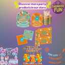 The Life of A Birthday Decorations, Singer Theme Showgirl Decor Party Girls Supplies Set Include Plates, Napkins, Tablecloth, Forks, Paper Straws, Cups for Music Merch Stuff
