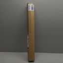 No Tools No Drill Cordless Roman Shades for Indoor Windows 100% Blackout, 24" W  64" H Charcoal