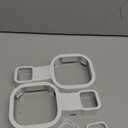 Wall Mount Holder for eero 6 and for eero 6+ Router Mesh Wi-Fi System  No Messy Wires, Space-Saving Outlet Wall Mount Holder for eero 6 Plus Extender, Stand Bracket for eero 6+ (White-2pcs)