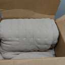 WDCOZY Beige King Size Quilt Bedding Sets with Pillow Shams, Tan Cream Lightweight Bedspread Coverlet, Quilted Blanket Thin Comforter Bed Cover, All Season Summer Spring, 3 Pieces, 104x90 inches