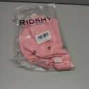 Womens T Shirt Short Sleeve Tshirt Ribbed Basic Tops Tee (Pink)