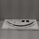 31.5 Inch Half Moon Light, Easily Detachable & Assemblable, Desktop Arched Nail Manicure Lamp or Eyelash Desk LED Lamp with Mobile Phone Holder,Black Spot Color Diamonds