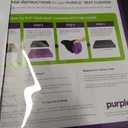 Purple Ultimate Seat Cushion, Large 2.5 Inch Gel Seat Cushion, Back