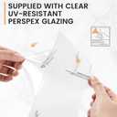 5x7 Picture Frame - 5 x 7 Thin Aluminum Photo Frames with 4x6 Removable Mat - High Definition Plexiglass - Ideal for Wall or Tabletop Display - Wall Hook Hanging Hardware Included - Black, Set of 1