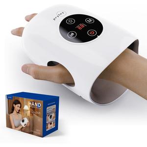 Hand Massager, 9 Modes 9 Intensities Hand Massage, Cordless Hand Massager for Arthritis and Carpal Tunnel, Gift for Men Women Parents Relaxation at Office (White)