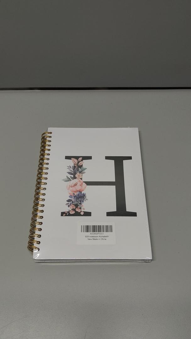 QUICQOD Spiral Notebook,Letter A Notebook,Initial Reading Journaling Notebooks,Monogram Gifts,Hardcover Spiral Notebook 5.5x8.3