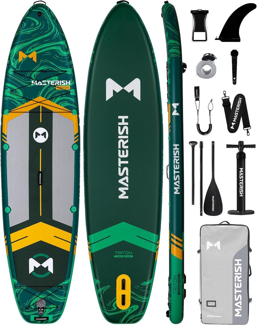 Extra Wide Inflatable Paddle Board 116 x 35 x 6, 450 LB High Weight Capacity SUP, Wide Stable Stand Up Paddle Board for Heavy People, Family & 2/3 Person, XL All-Around Paddleboard