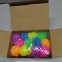 12 Pack Easter Eggs Filled LED Chick Duck Puffer Balls Easter Egg Fillers Toys, Light Up Stress Relief Fidget Toys Squeeze Ball Easter Basket Stuffers for Kids Boys Girls Easter Eggs Hunt Party Favors