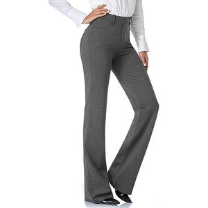 Tapata Women's 28''/L Stretchy Straight Dress Pants with Pockets Tall, Petite, Regular for Office Work Business