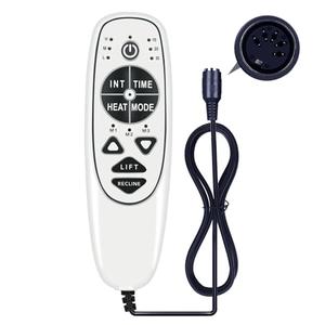 ZWP 9 Button 5 Pin Female Massage DN-34A Remote Control Replacement for Massage Recliner Sofa Chair, with 1 USB Charging (White)