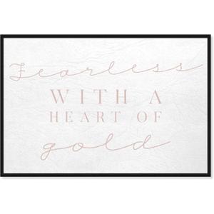 The Oliver Gal Artist Co. Typography Wall Art Canvas Prints Love Quotes and Sayings Fearless Blush Home Dcor, 45x30, Black Frame The Oliver Gal Artist Co. Typography Wall Art Canvas Prints Love Quotes and Sayings Fearless Blush Home Dcor, 45x30, Black Frame