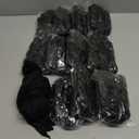 12 Pack Black Cheesecloth Table Runner 17x108 Inch Semi Sheer Boho Gauze Cheese Cloth Fabric Table Runners, for Wedding Party Baby Shower Birthday Home Decor Garden Farmhouse