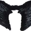 NOVELTY GIANT WWW.NOVELTYGIANT.COM Adult Angel Heaven Fairy Godmother Feather Wings Black