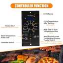 Digital Pro Controller for Traeger Wood Pellet Grills, Replacement Parts Kit BAC365 Thermostat Control Panel with 2PC Waterproof Meat Probe and 7" RTD Temperature Sensor Smoker Accessories