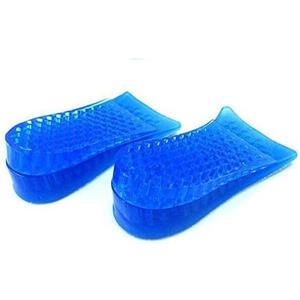 Topwon 1.8'' Two Layers Height Increase Taller Shoe Gel Insole Blue