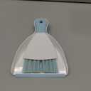 NACENA Mini Dustpan and Brush Set, Small Broom and Dustpan Set Dust Pan and Mini Hand Broom Dustpan and Broom Combo Compact for Home Table Keyboards Sofa Kitchen, Blue