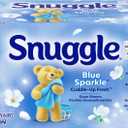 Snuggle Fabric Softener Dryer Sheets, Blue Sparkle Cuddle-Up Fresh, 230 Ct, Long-Lasting Fresh & Clean Scent, Softens Fabric, Reduces Static, Fights Wrinkles, Helps Repel Lint & Pet Hair, HE Safe