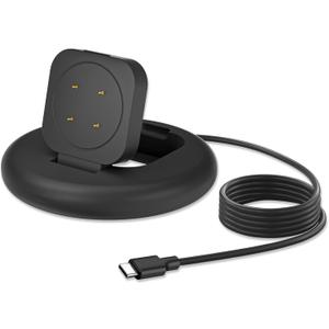 Charging Stand Compatible with Google Fitbit Ace LTE, Portable & Foldable Magnetic Charger with 3.3 Feet Charging Cord for Fitbit Ace LTE Smartwatch for Kids (Black)