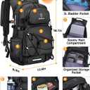 NOOLA Hydration Backpack with 3L Water Bladder, 22L / 25L Water Backpack for Hiking Cycling Biking, Lightweight Hiking Pack