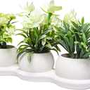 Uguisu 1pcs Fake Plants Indoor Artificial Plants Small Faux Plants Desk Decor Bathroom Decoration Home Decor Room Decoration Aesthetics. (A1)