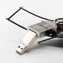 Metal USB Flash Drive Novelty House Design Portable Thumb Drive for Students Unique Gift for Friends PenDrive Music Storage(House 128GB)