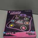 Flooyes Dance Mat Toys for 3-12 Year Old Kids, Electronic Dance Pad with Light-up 6-Button Wireless Bluetooth, Music Dance with 5 Game Modes, Birthday Toys Gifts for 3 4 5 6 7 8 9 10+ Year Old Girls