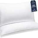 Beckham Hotel Collection Bed Pillows King Size Set of 2 - Down Alternative Bedding Gel Cooling Big Pillow for Back, Stomach or Side Sleepers