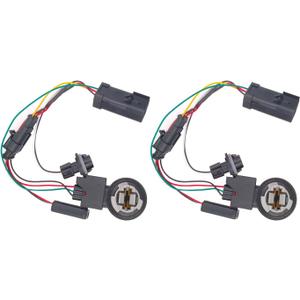 Pair of LED Tail Lights Converter Wire Harness for Dodge Ram 1500 2500 3500 2010-2023 Replaces 55277415AA 55277414AA (for Factory LED Tail Light Only)