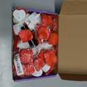 Cridoz 2000 Pieces Artificial Rose Petals with 24 LED Tea Lights Candles, Romantic Decorations Special Night Set for Night, Valentine's Day, Wedding Anniversary or Table Décor, Warm White